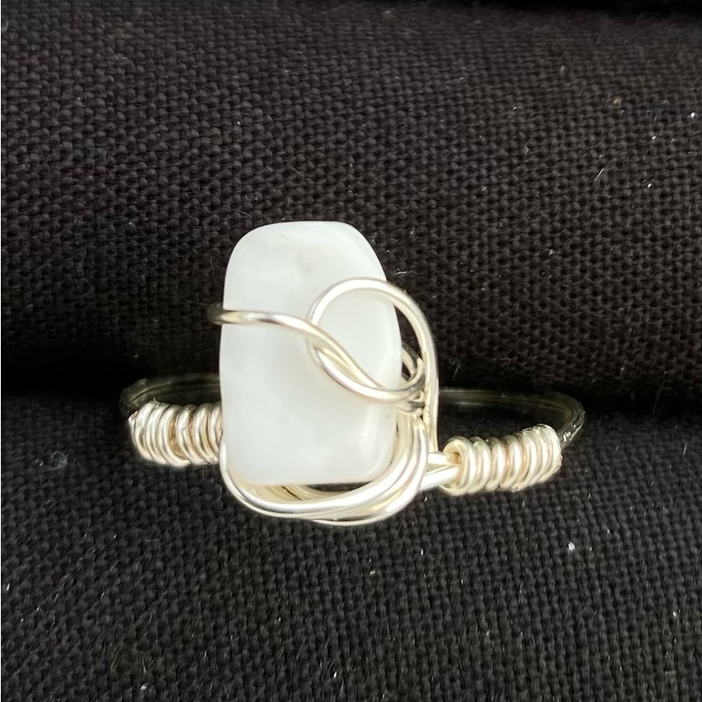 Crystal ring.